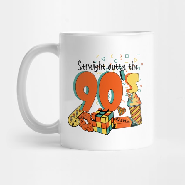 Straight Outta The 90s by Lunarix Designs